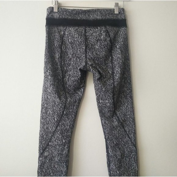 Lululemon Inspire Tight II - Suited Jacquard Black White / Black Size 6 - Picture 7 of 14